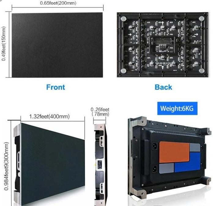 High Resolution 200X150mm Module P1.667 LED Display Screen Panel