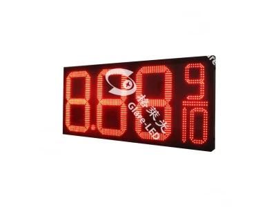 Hot Sale 16 Inch LED Gas Station Pylon Sign 7 Segment Electronic Billboard Board Regular 8.889/10 LED Gas Price Sign