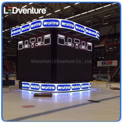 Full Color P10 Indoor Sports Advertising Board LED Display