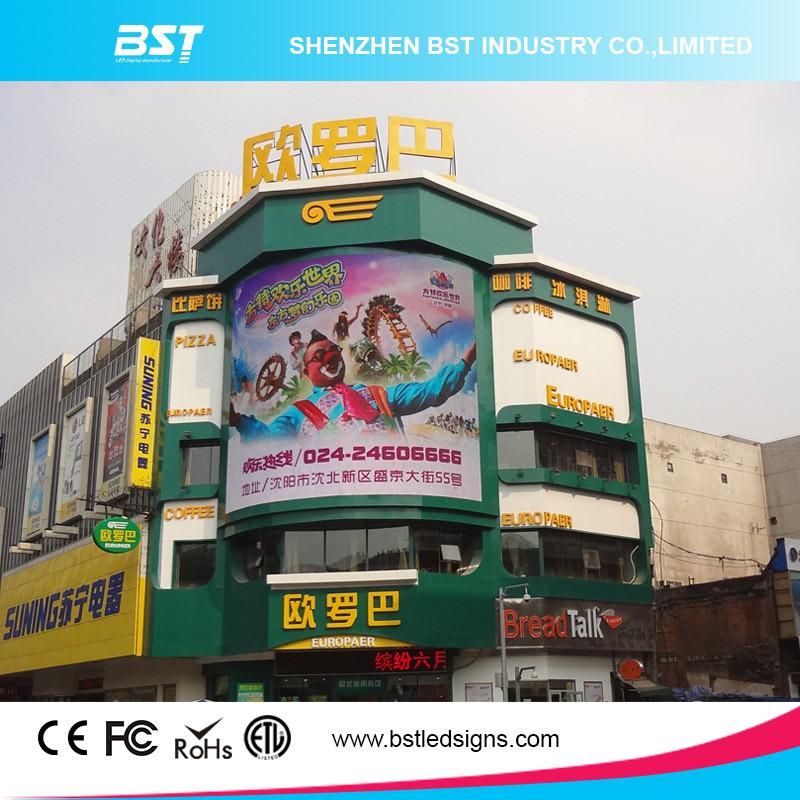 P8 HD SMD 3535 Outdoor Curved LED Screen 1r1g1b for Shopping Mall / Airport