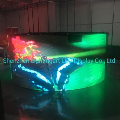 Full Color Indoor Flexible LED Display Panel with Video Display Function