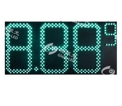 36inch Gas Price Sign Waterproof Digital Channel LED Screen Oil Price Sign for Gas Station