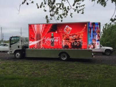 P6 Mobile LED Advertising Truck Outdoor Video Display Vehicle