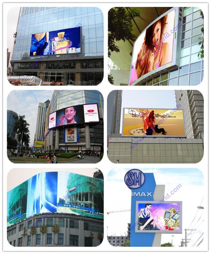 Outdoor High Brightness DIP LED Display Panel Unit P16 Screen