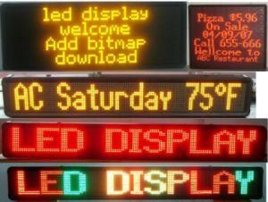 Energy Saving Portable LED Scrolling Display for Store Advertising