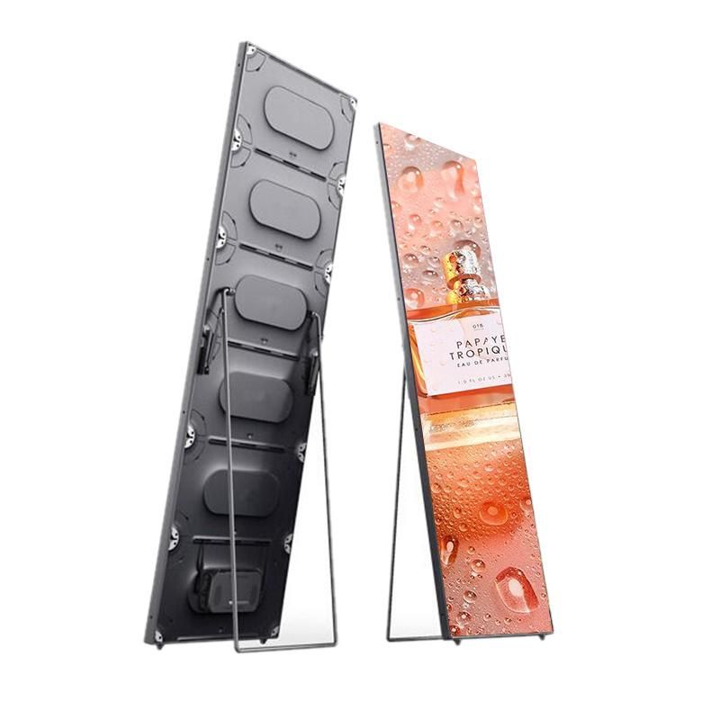 Digital P1.875/P2.5 Poster LED Screen/Advertising Stand LED Mirror Display