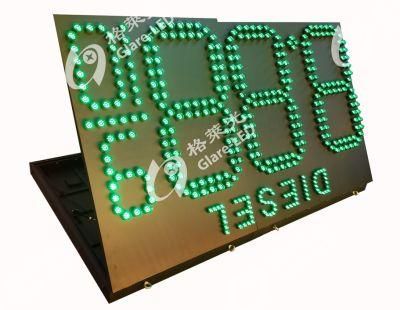 Outdoor Waterproof 48inch 8.889/10 LED Gas Price Sign with Regular Diesel Lighting Box