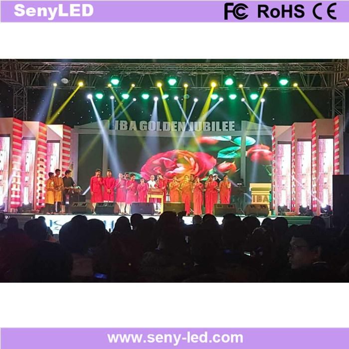 Outdoor/ Indoor Die Casting P4 Full Color Rental LED Display for Video Ads