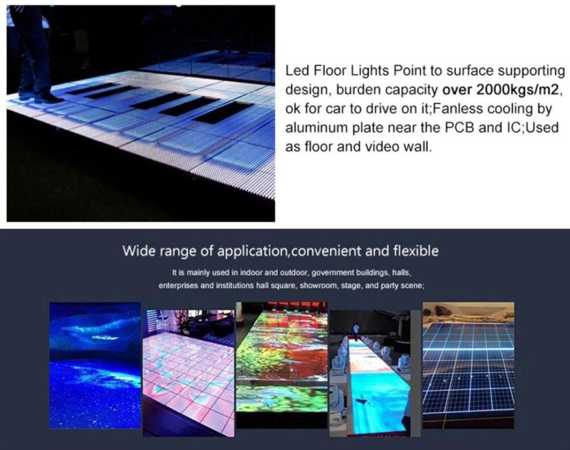 Outdoor P6.25 LED Dance Floor Display Panel/Screen