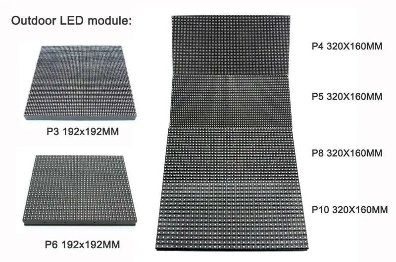 SMD RGB Outdoor P10 320X160 LED Display Module