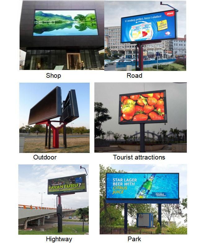 IP65 Outdoor HD P5 P6 P8 LED Display Panel for Advertising Sign