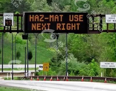 Outdoor P20 P25 P31.25 P40 Variable Message Signs Highway Traffic Guidance Screen LED Displays