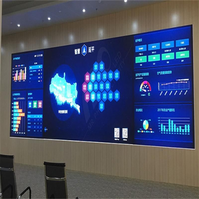 P2.5 Indoor LED Display Screen Conference Shopping Mall Bar KTV Electronic Large Screen