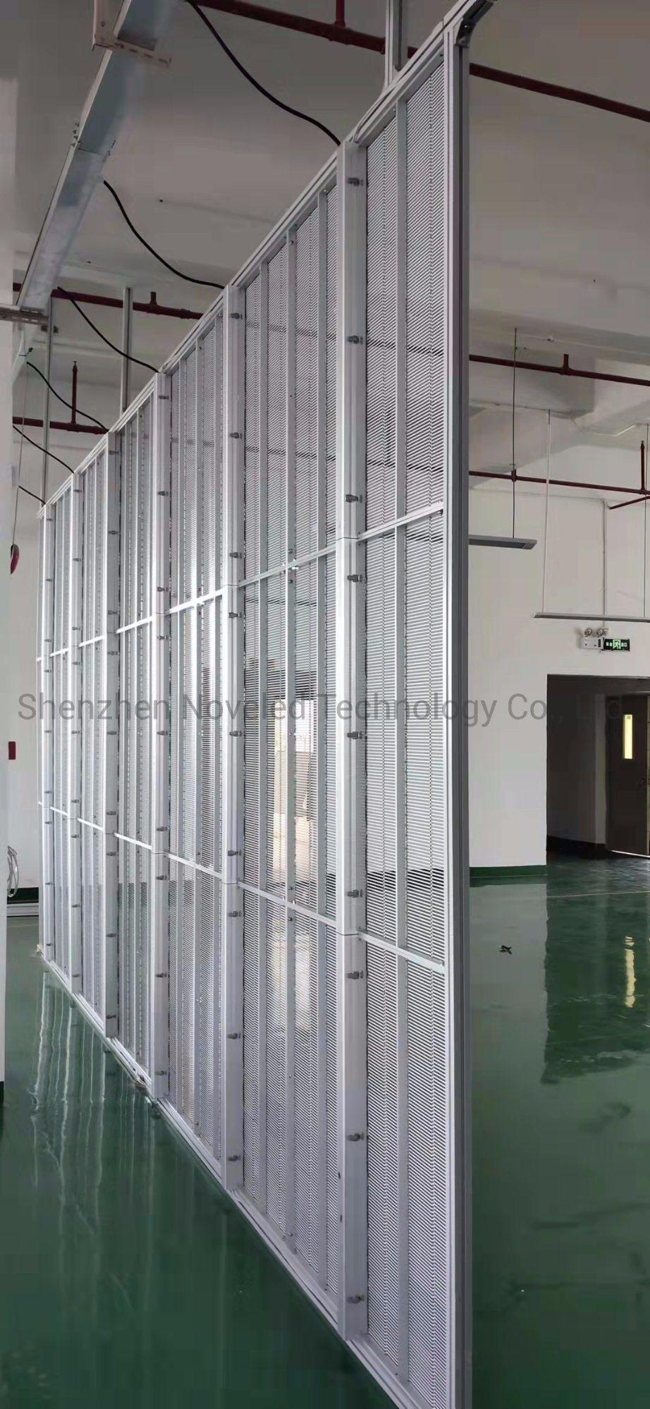 P3.91 High Transparency Glass Curtain LED Screen Display Screen