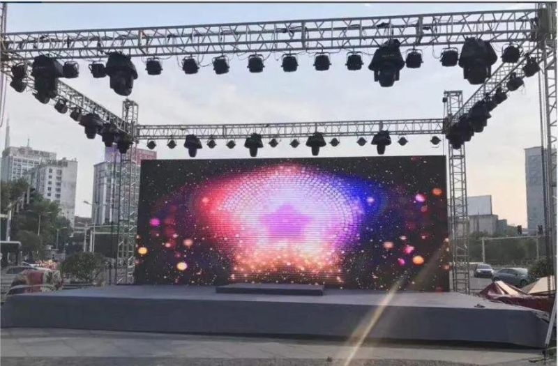 Outdoor P4.81 Nation Star Advertising Full Color 3840 Hz Rental LED Display Screen (500*500mm)