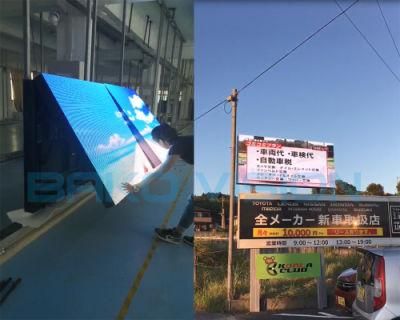 Dooh Flip Open Wall Mounting LED Display for Outdoor Advertising