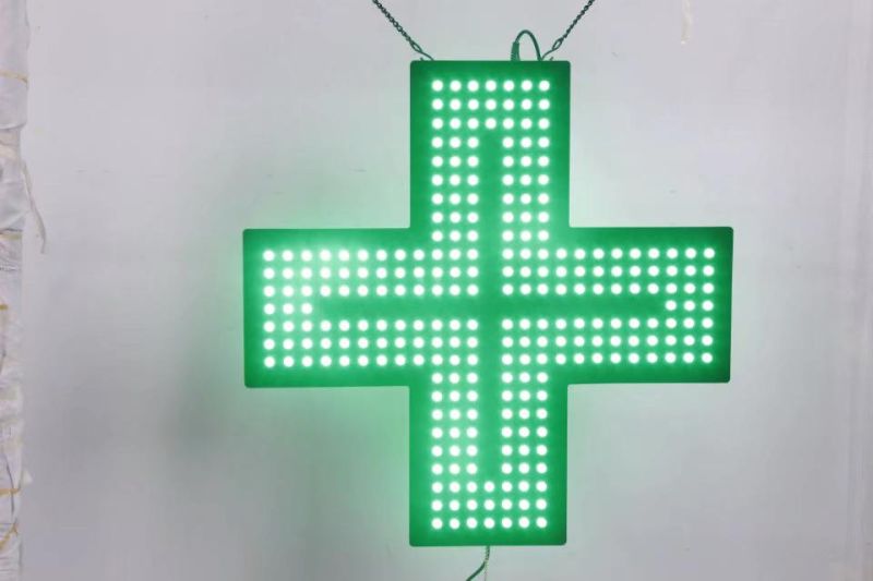 High Brightness IP65 LED Pharmacy Cross Sign