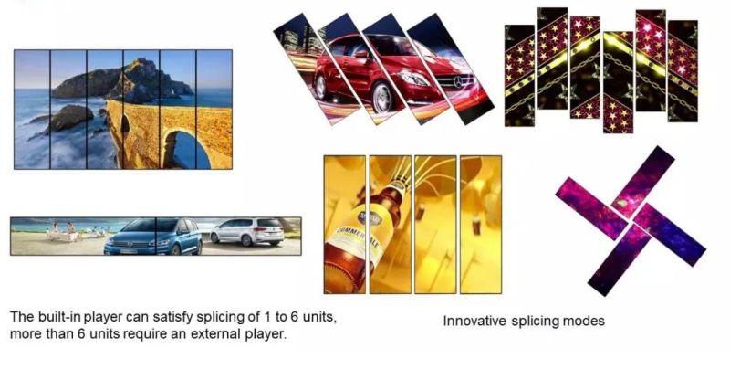High Quality Indoor Fashion Mirror Adverting P3 LED Poster Display Aluminum Case 576*1920mm WiFi Screen