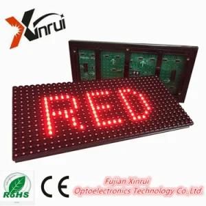 Outdoor P10 Single Red Text LED Module/ Screen /Display Billboard Screen