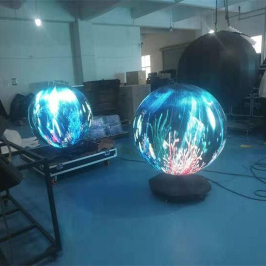 Shenzhen Ks P2.5 Indoor Round Shape LED Video Wall LED Screen Ball LED Sphere Display