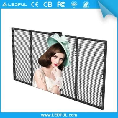 P15.6 Indoor Outdoor Transparent LED Display Billboard