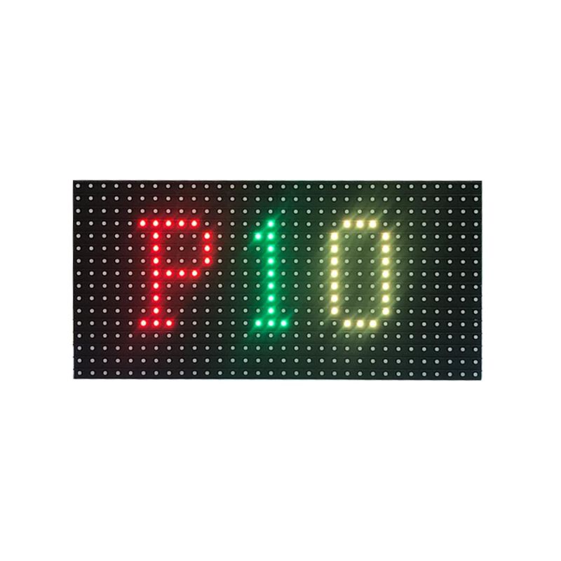 Multi-Language Two Lines Scrolling Message P10 LED Display Sign