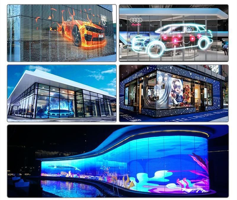 P3.9/P2.9 Transparent LED Display Screen for Shopping Mall