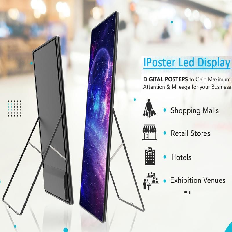 P2/P2.5/P3 Indoor Poster LED Display for Even, Show, Hotel