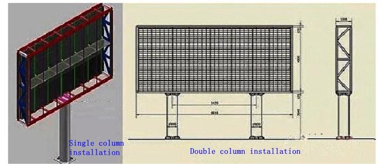 P10 Outdoor LED Advertising Display with High Brightness