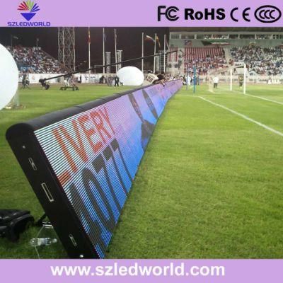 Football Stadium Perimeter LED Screen Display Outdoor High Brightness