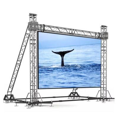 Outdoor P4.81 LED Screen 250mm*250mm P4.81 SMD LED Display Wall Screen Curve