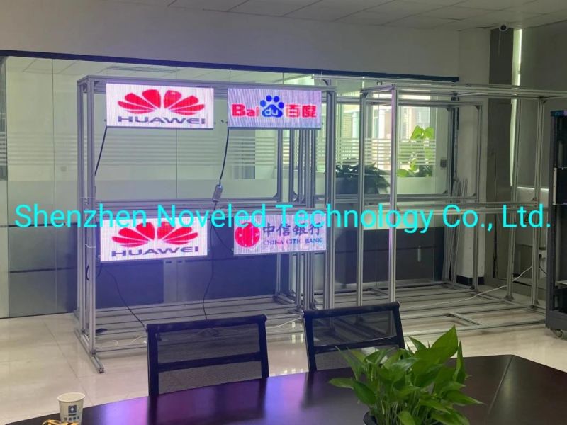 Indoor P2.8-5.6mm Car Rear Window Transparent Car LED Display