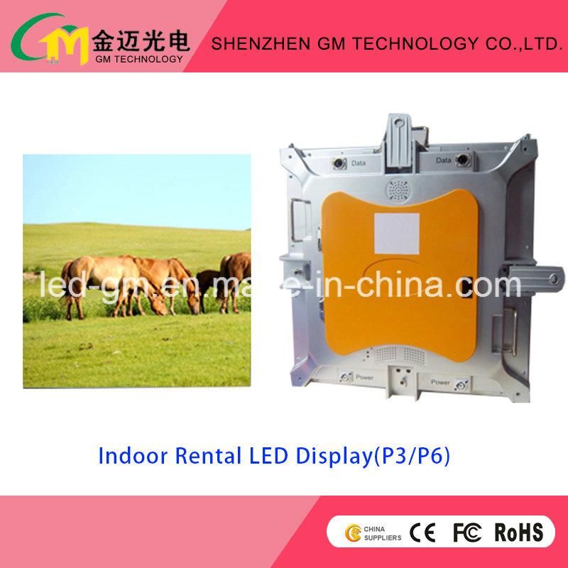 Die Casting Aluminum Indoor Rental LED Video Wall P3/P3.91/P4/P4.81/P5/P6/P6.25