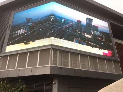 Right Angle Outdoor Advertising Screen P10 SMD Outdoor LED Display