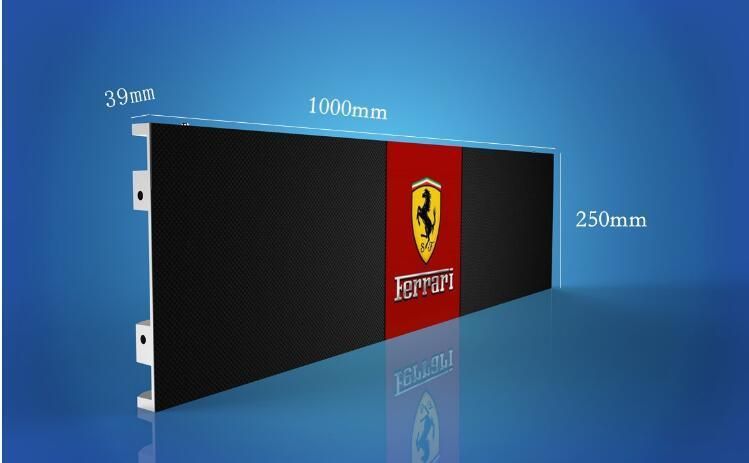 Front Service 1000X250mm Indoor LED Bar Sign P3.91mm Pixel Pitch 2020 New Product