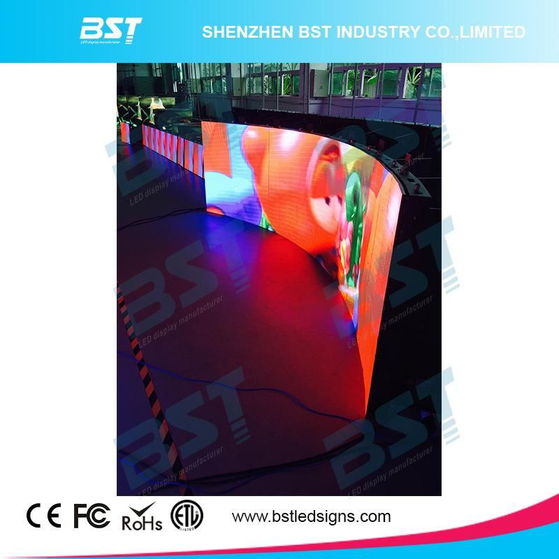 P2.9mm Full Color Curved HD Indoor LED Display Screen--8