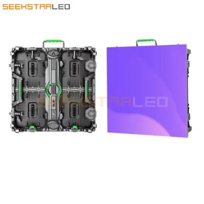 Long Time Using Rental Indoor P4.81 Stage LED Display Screen with Mobile Aluminium Cabinet