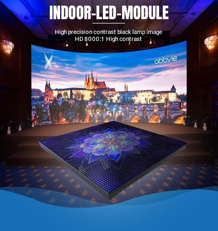 Indoor P3.91 Ultra Thin Super Light LED Screen Display for Stage or Advertising