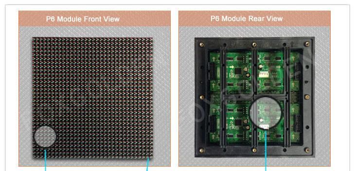 High Quality P6 SMD LED Display Screen for Advertising