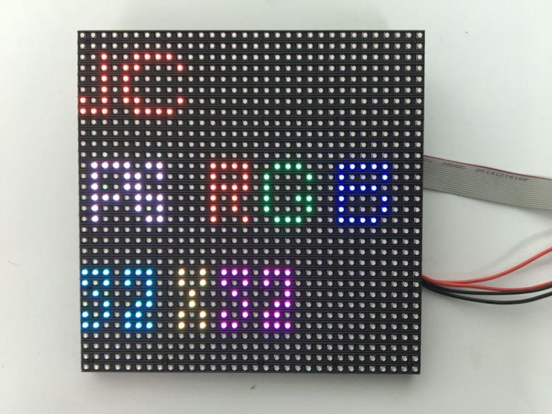 1300nits Brightness P6 Indoor Full Color LED Display Module 192mm*192mm