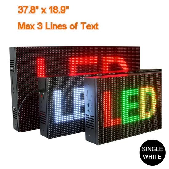 Single Color Full Color P10 Scrolling LED Message Billboard