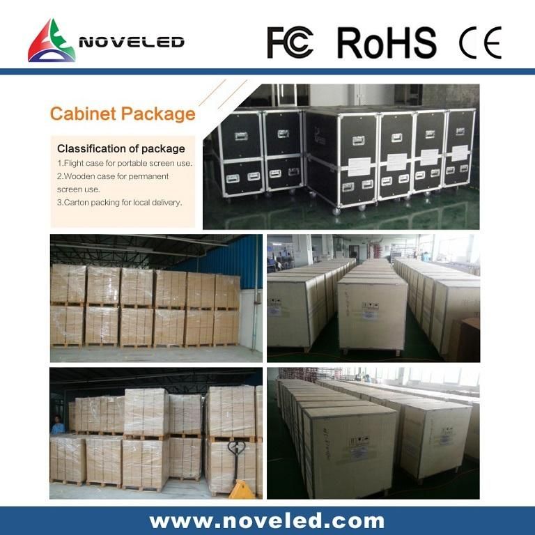 P3.91 Indoor Full Color Rental LED Display 500mm X 1000mm Die Cast Alumium Cabinet