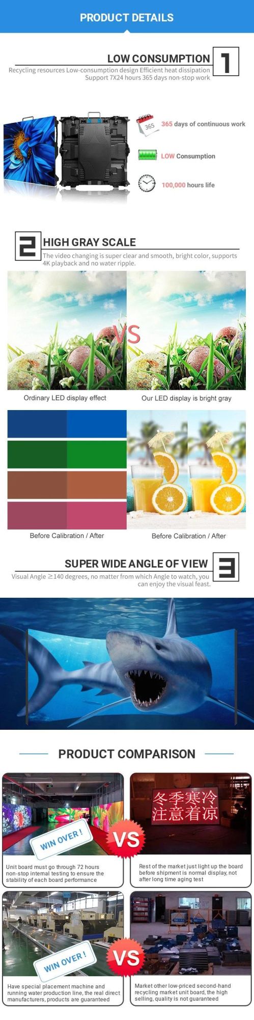 Indoor Small Pitch P1.56 Smart Digital LED Screen Seamless High Definition LED Digital Wall