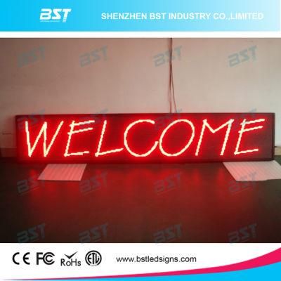 P10 Red Outdoor LED Moving Sign (Programmable)