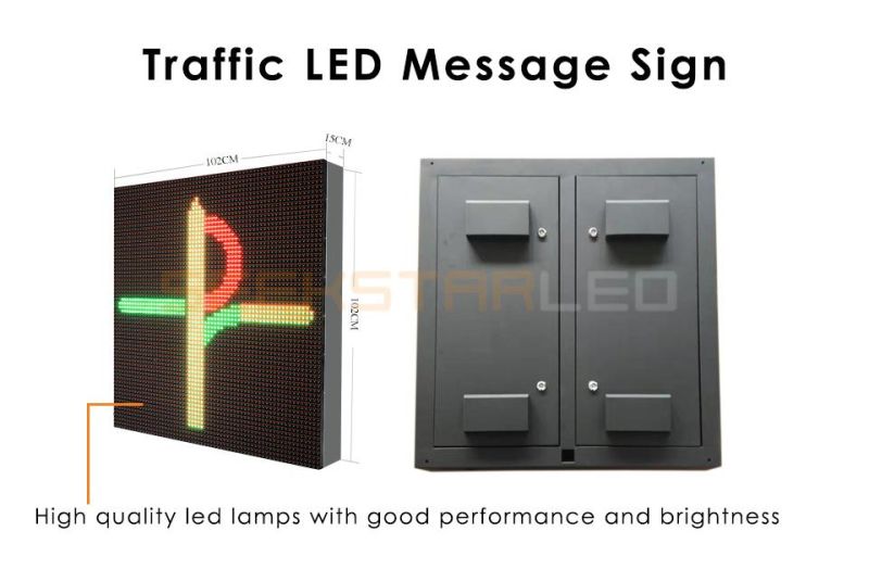 Highway Tunnel City Road LED Display of Traffic Guidance P16