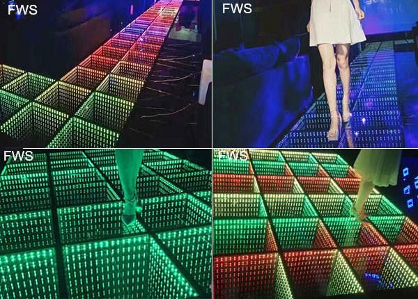 LED Infinite 3D Dance Floor Screen