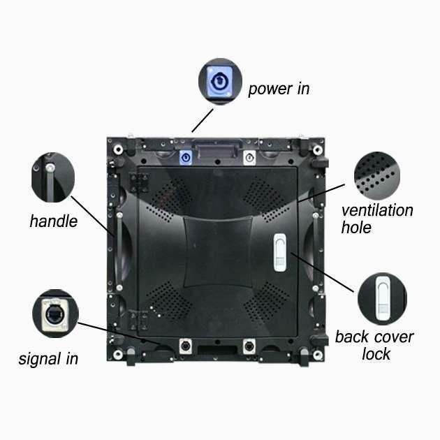 SMD Full Color LED Display P3 LED Display Cabinet 576X576