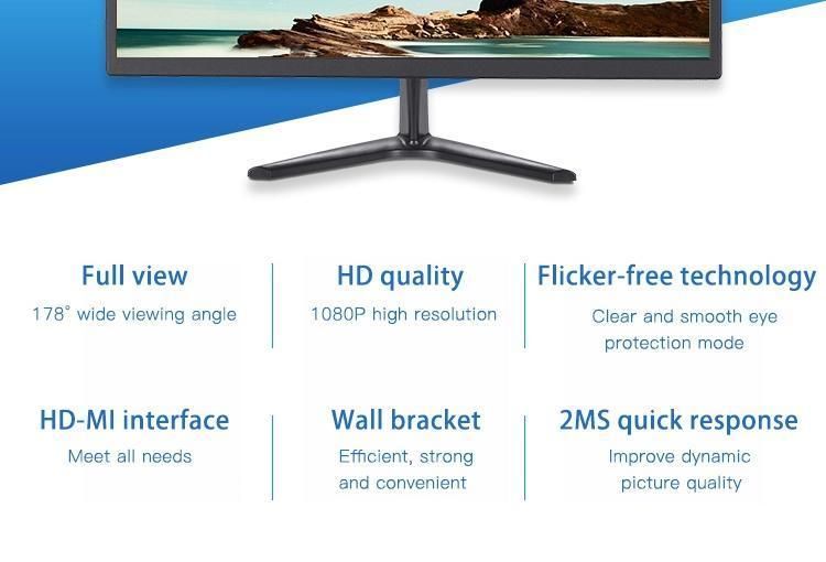 FHD Wall Mount 1080P Tn IPS 24 Inch PC Monitor