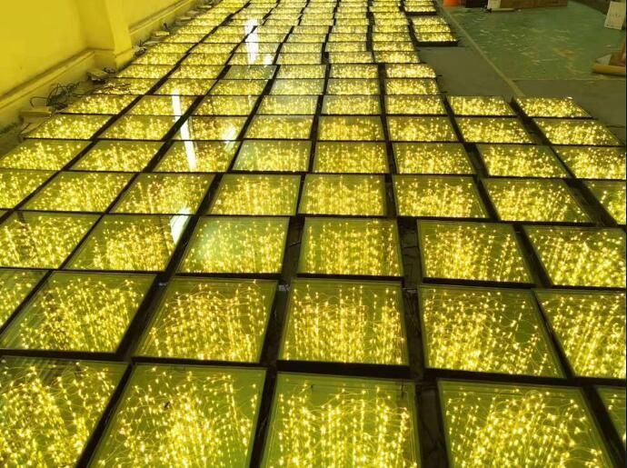 Dance Floor LED Display 3D Starry Mirror Dance Floor LED Panel