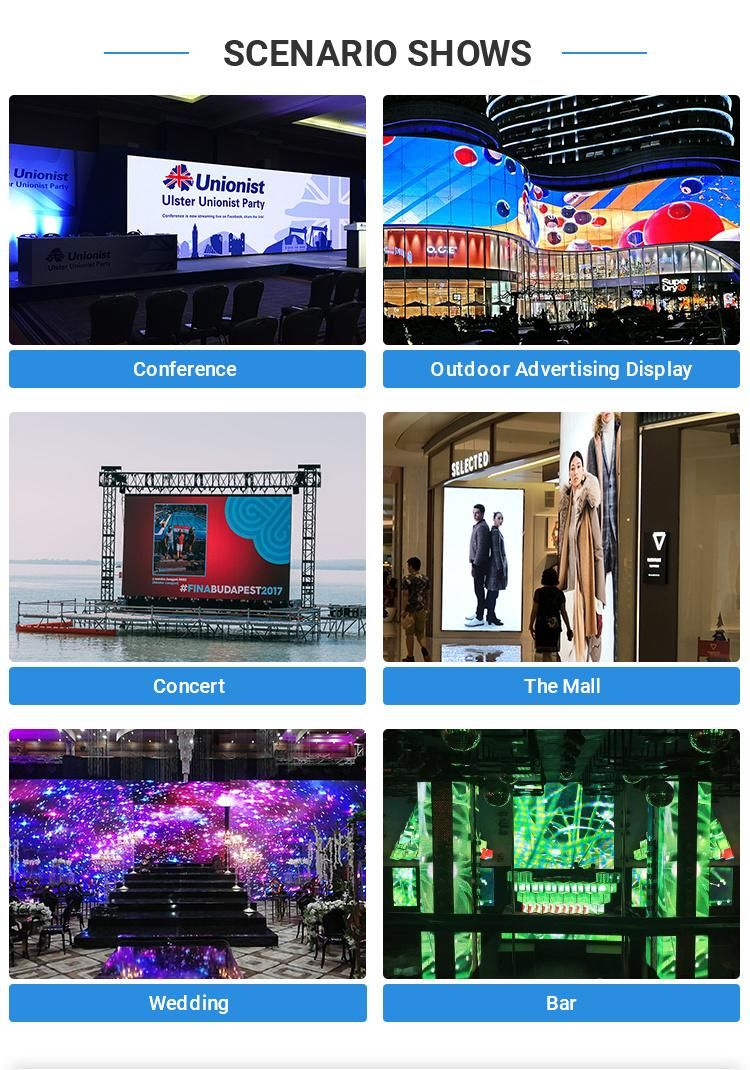 HD P2.5 Indoor Rental LED Display Screen LED Billboard